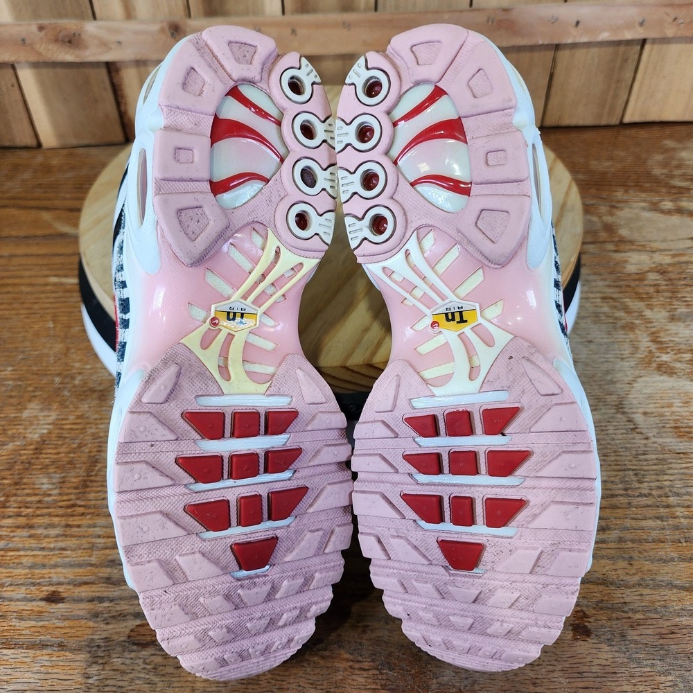 Nike Air Max Plus Shoes Womens 10 Pink Animal Instinct Print Sneakers DZ4842-600 - Picture 7 of 10